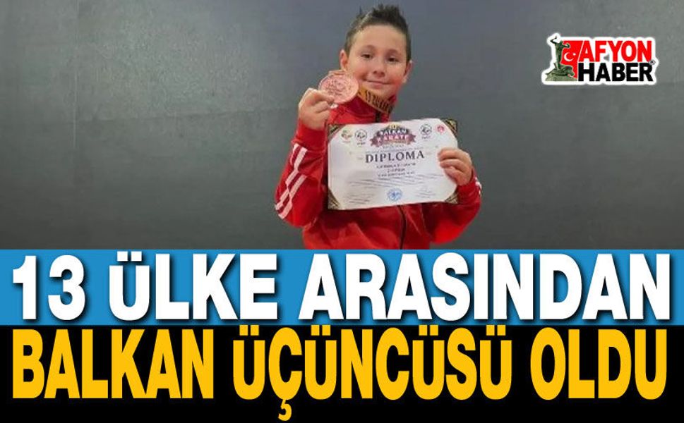 13 Ülke Arasından Balkan Üçüncüsü Oldu!