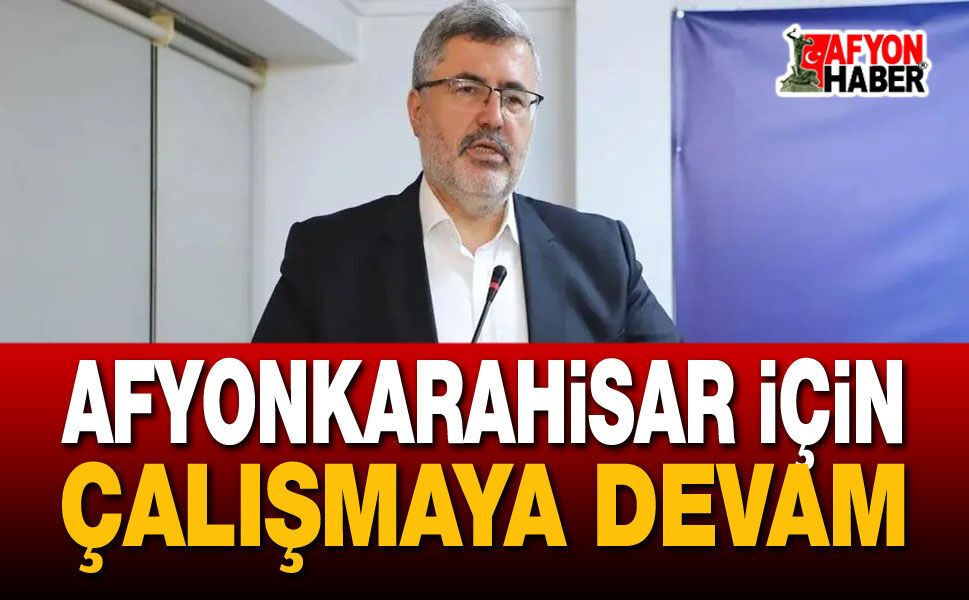 Milletvekili Özkaya’dan Afyonkarahisar’da Yoğun Mesai
