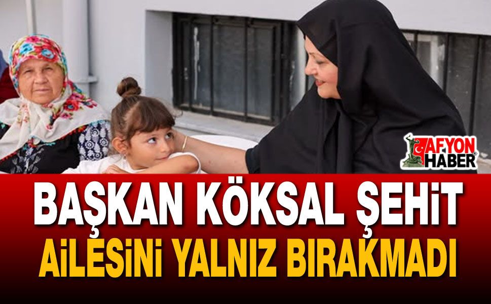 Başkan Köksal, Şehit Özen'in Mevlidine Katıldı