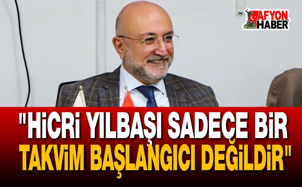 Başkan Şahin’den Hicri Yılbaşı Mesajı