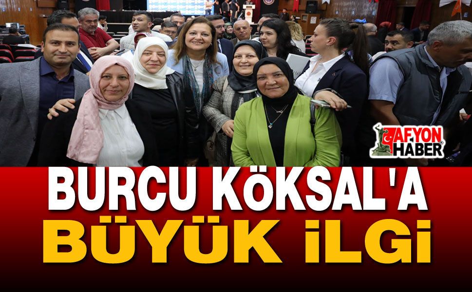 Başkan Burcu Köksal'a büyük ilgi!..