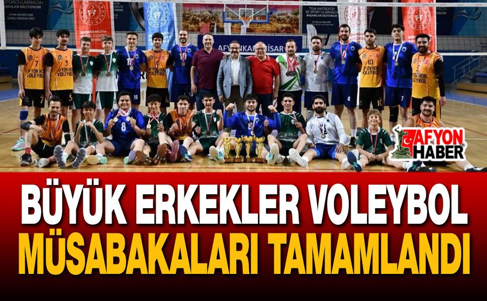 Büyük Erkekler Voleybol Müsabakaları Tamamlandı