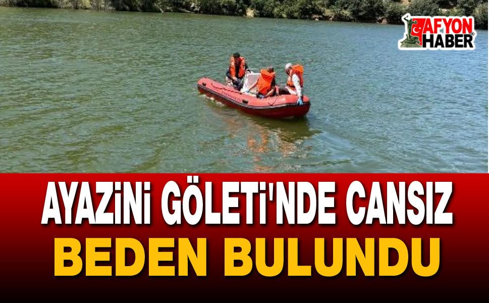 Ayazini Göleti'nde Cansız Beden Bulundu