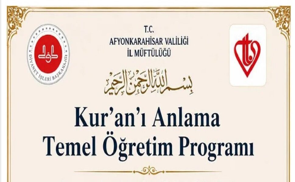 İl Müftülüğünden Kur'an'ı Anlama Eğitim Programı