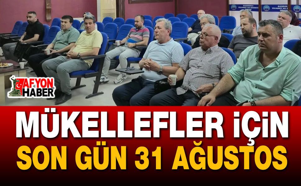 Sandıklı'da Vergi ve Kamu Alacakları Masaya Yatırıldı