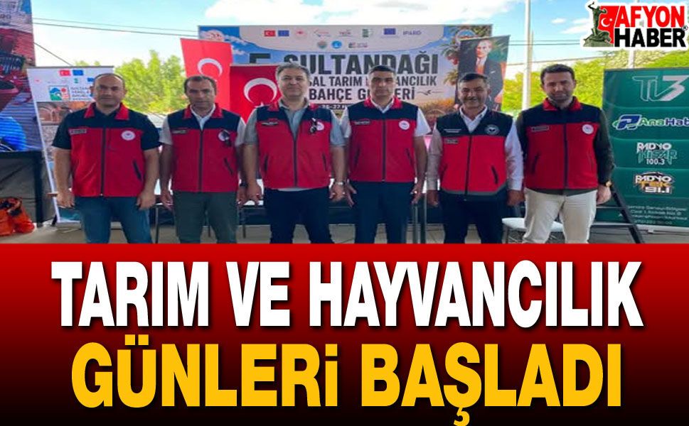 Sultandağı Tarım ve Hayvancılık Fuarı Açıldı