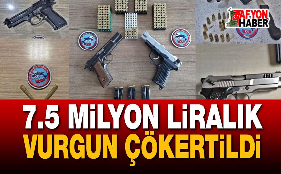7.5 Milyon TL’lik Vurgun Çökertildi