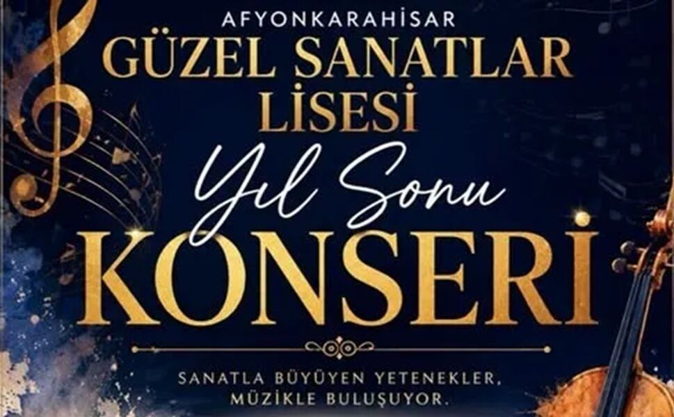 Afyon'da Yıl Sonu Konseri Heyecanı
