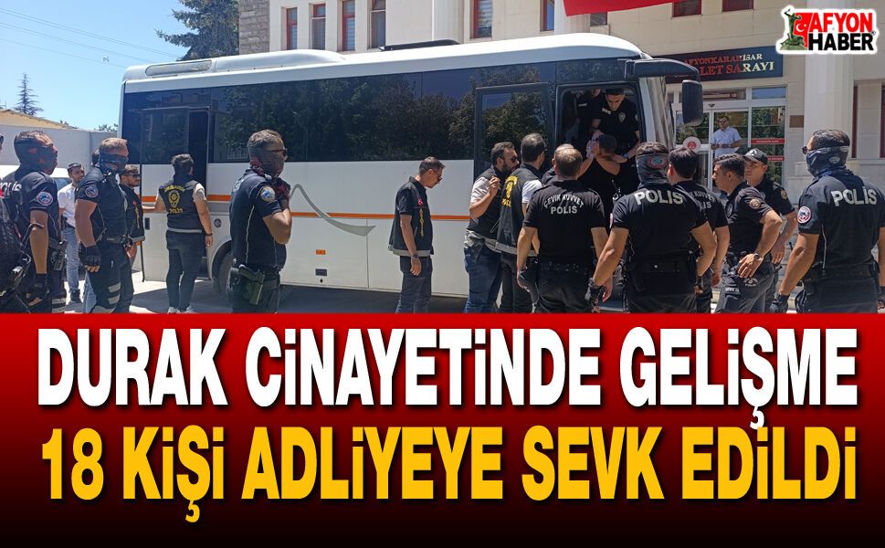 Durak Başkanı Cinayetinde Flaş Gelişme