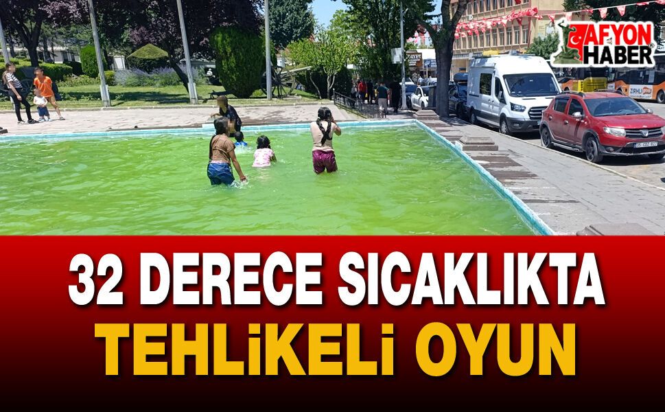 Afyonkarahisar'da Çocukların Ölümüne Serinlik Oyunu
