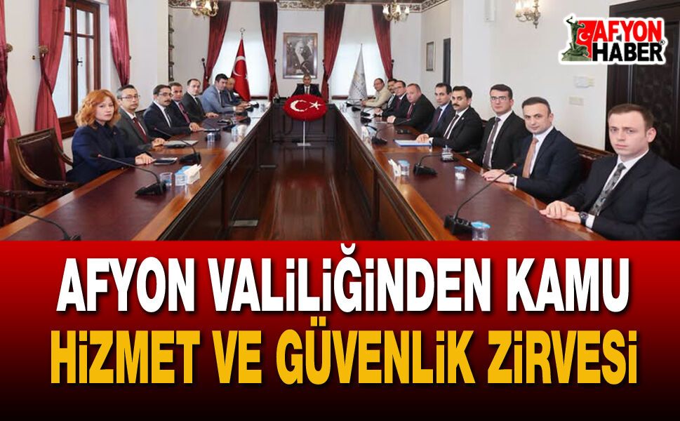 Vali Aktaş Başkanlığında Kapsamlı İl Değerlendirme Toplantısı