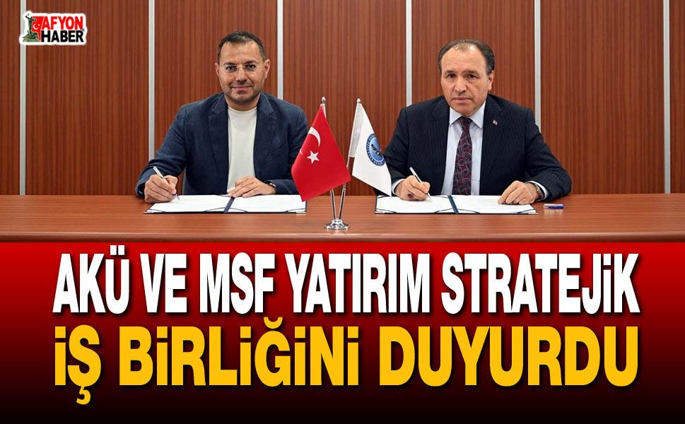 Afyon’da Savunma Sanayisi İçin Dev Adım