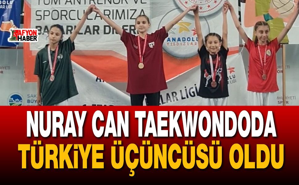 Afyonlu Nuray Can Sakarya’da derece yaptı