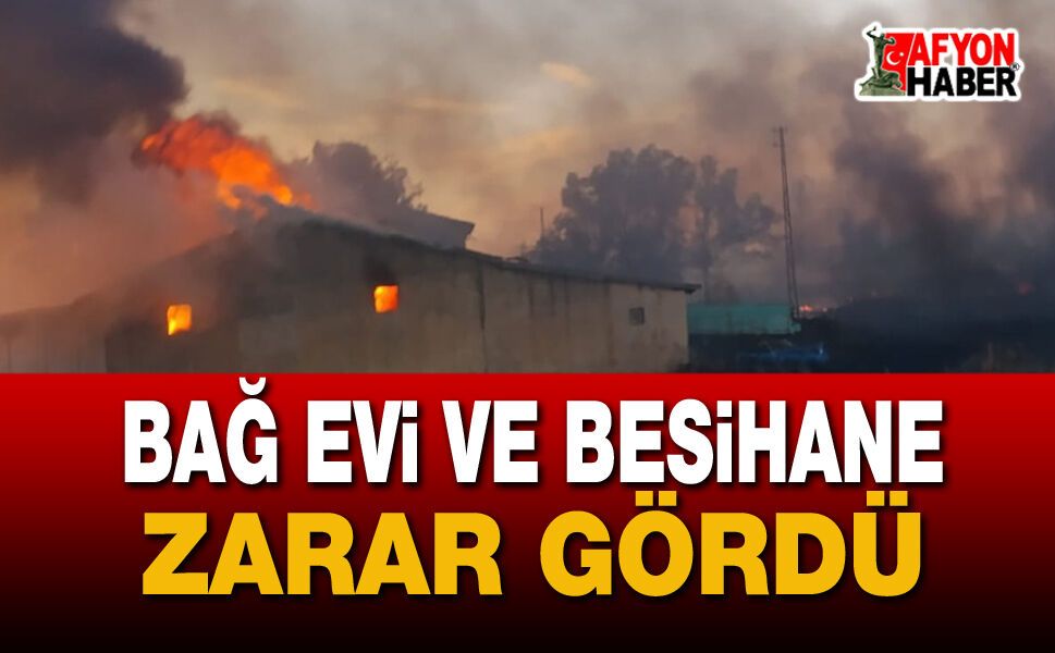 Sandıklı'da Alevler Bağ Evi ve Besihaneye Sıçradı