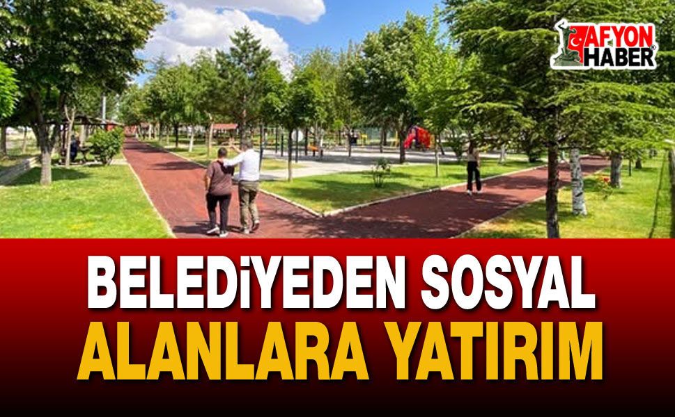 Afyon Belediyesi'nden Parklarda Modern Dönüşüm