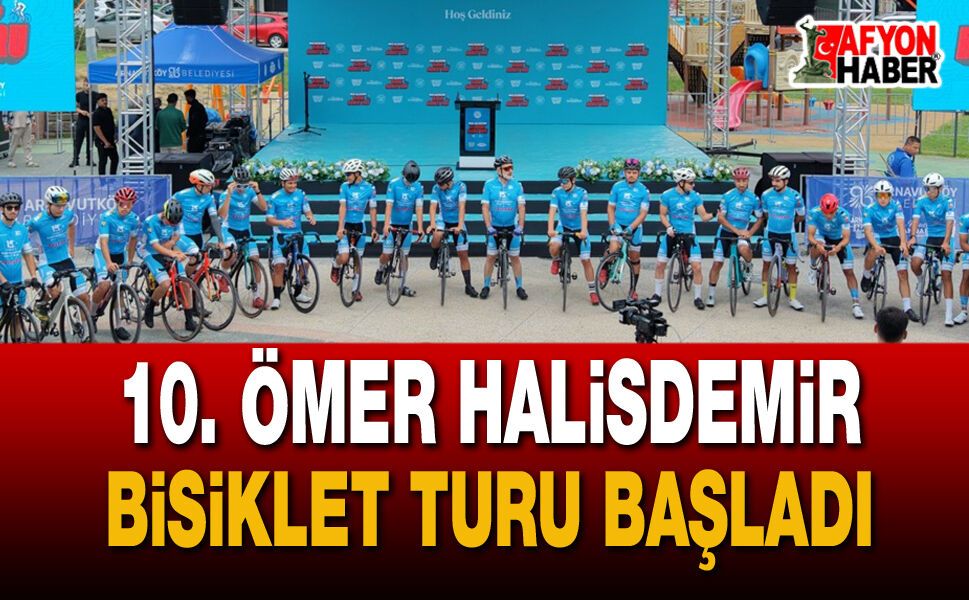 10. Ömer Halisdemir Bisiklet Turu Başladı