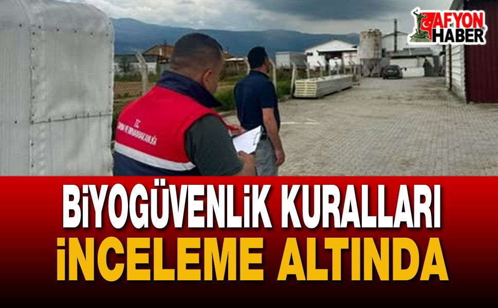 Başmakçı'da Kanatlı İşletmelerinde Biyogüvenlik Denetimi