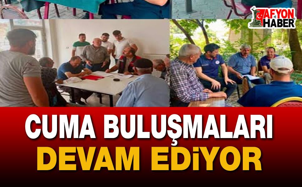Afyon'da "Cuma Buluşmaları" ile Üreticilerin Sesine Kulak Veriliyor