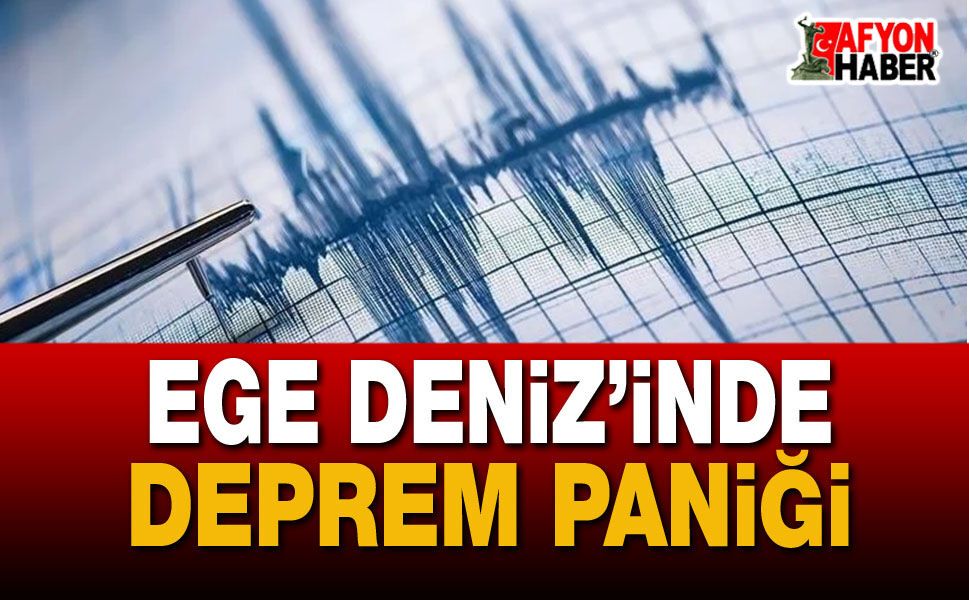 Ege Denizi'nde 4,3 Şiddetinde Deprem