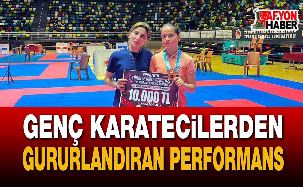 Afyonlu Karatecilerden Büyük Gurur: Zeynep Yurt Dünya Şampiyonası’na Gidiyor