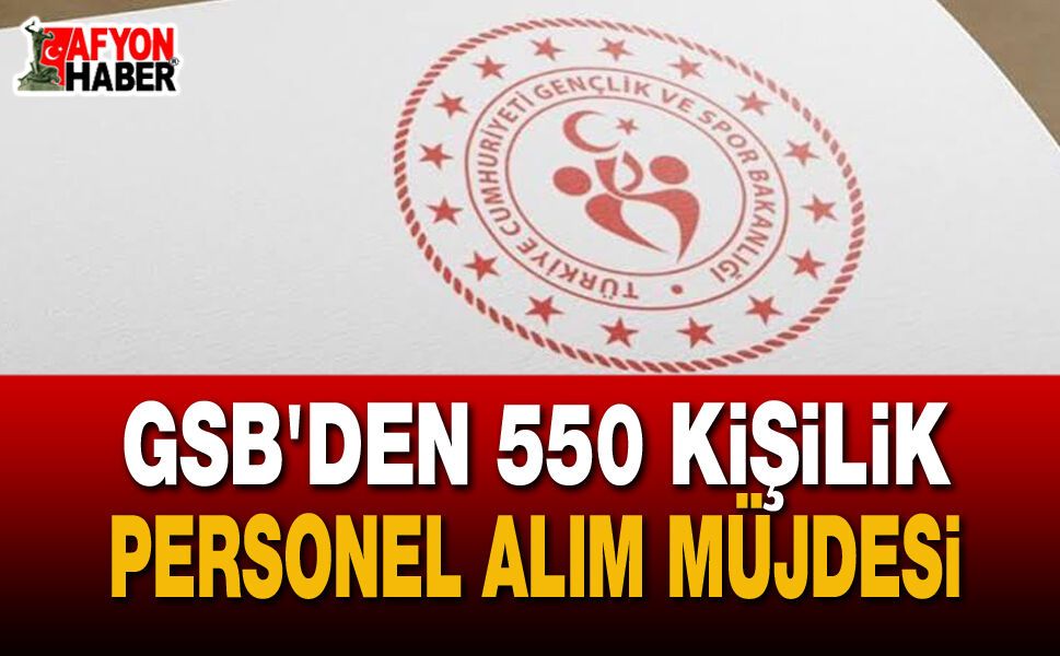 Gençlik ve Spor Bakanlığı 550 Sözleşmeli Personel Alacak