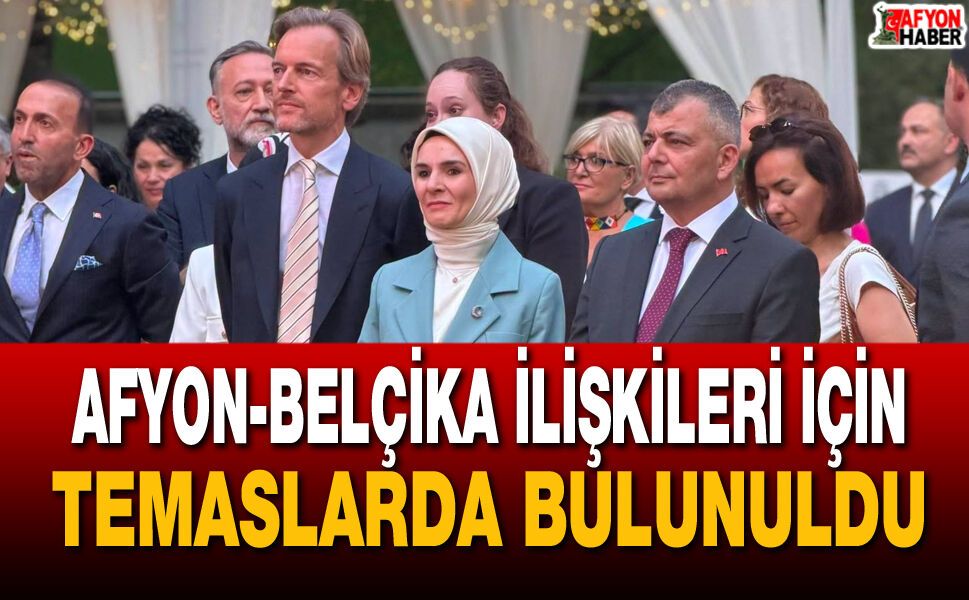 Afyon-Belçika İlişkileri İçin Temaslarda Bulunuldu