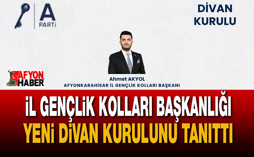 Anahtar Parti Afyon İl Gençlik Kolları Divan Kurulu Açıklandı