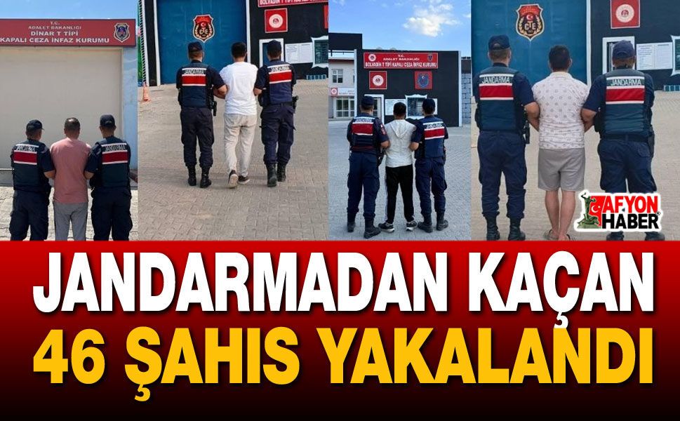 Afyon'da Bir Haftada 46 Şahıs Yakalandı