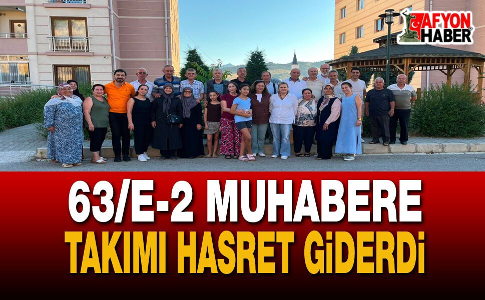 35 Yıllık Dostlukta Afyonkarahisar Buluşması