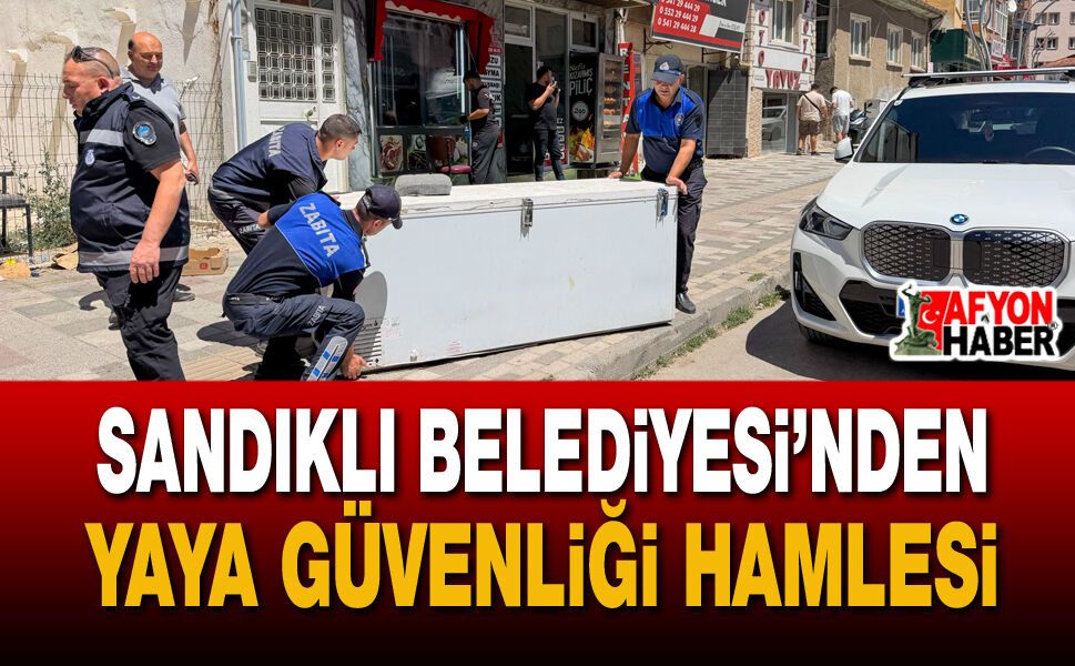 Sandıklı Belediyesi’nden yaya güvenliği hamlesi