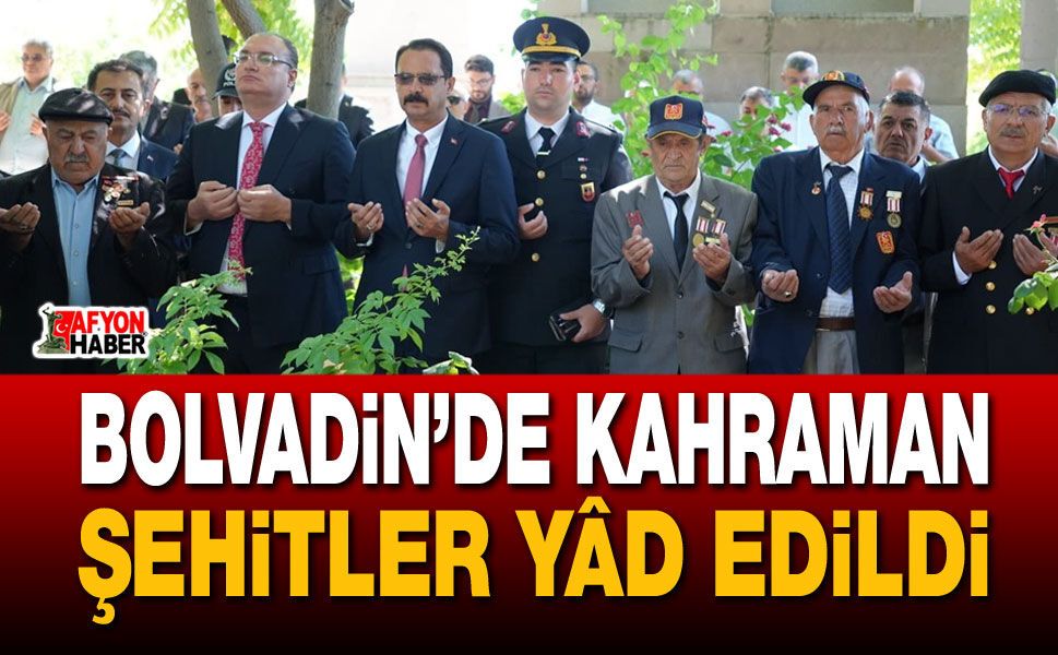 Bolvadin’de 15 Temmuz Anma Programı