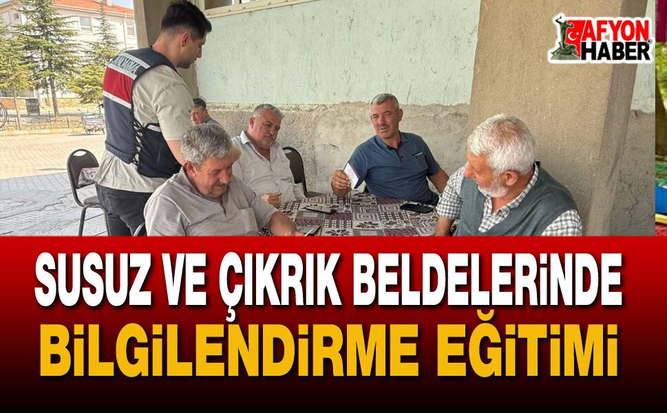 Jandarmadan Çiftçilere ve Vatandaşlara Özel Siber Güvenlik Eğitimi