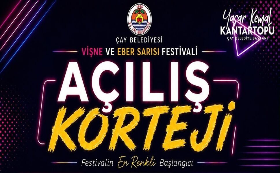 Vişne ve Eber Sarısı Festivali Kapılarını Açıyor!