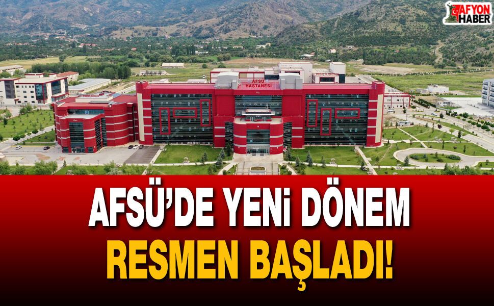 AFSÜ’de yeni dönem resmen başladı!