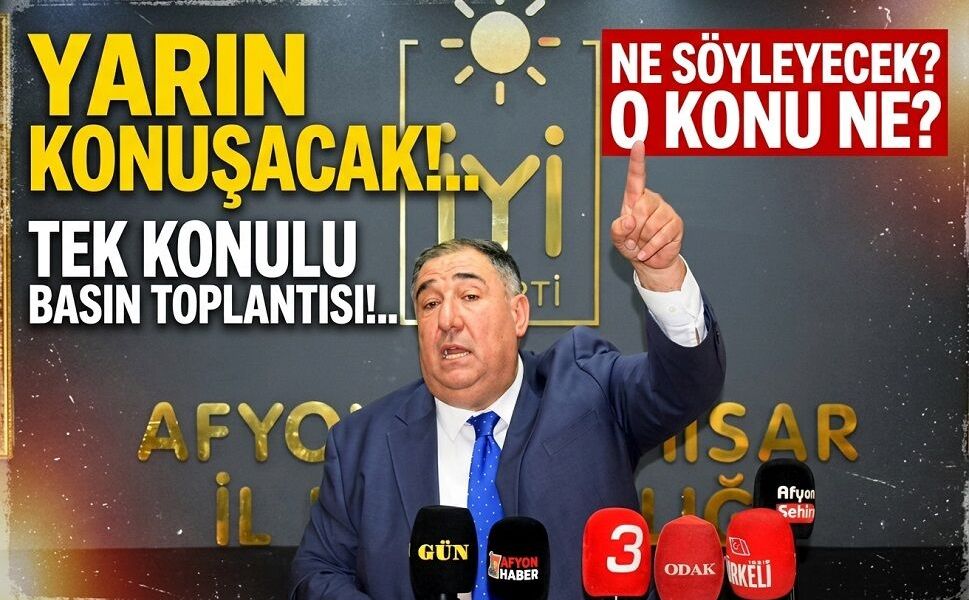 Basın toplantısında tek konu? O konu ne?!..