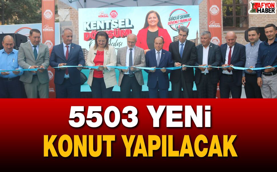 Afyon'da dev kentsel dönüşüm başlıyor