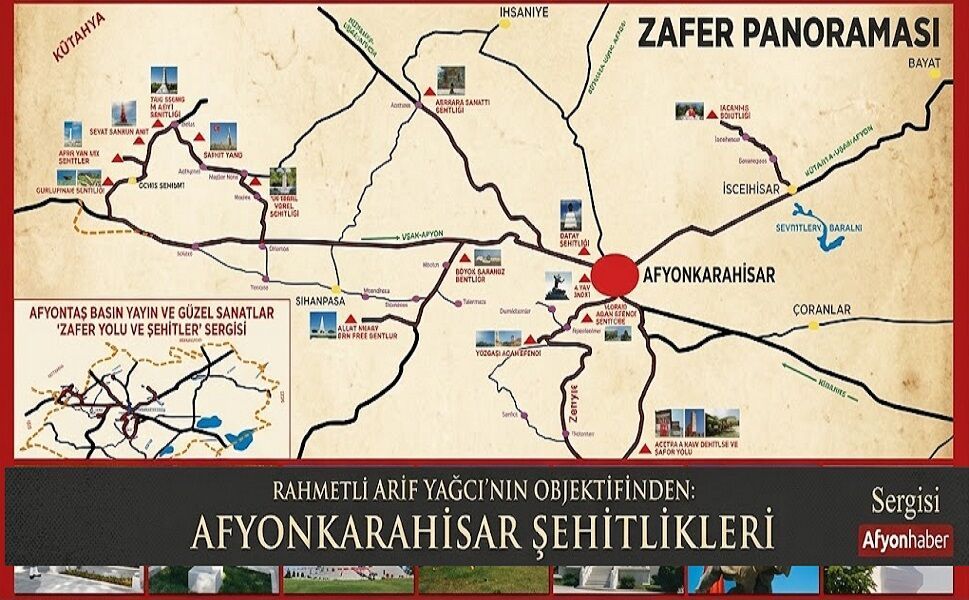 Merhum Arif Yağcı’nın objektifinden Afyonkarahisar şehitlikleri
