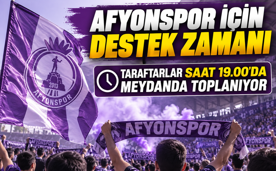 Afyonspor için destek zamanı