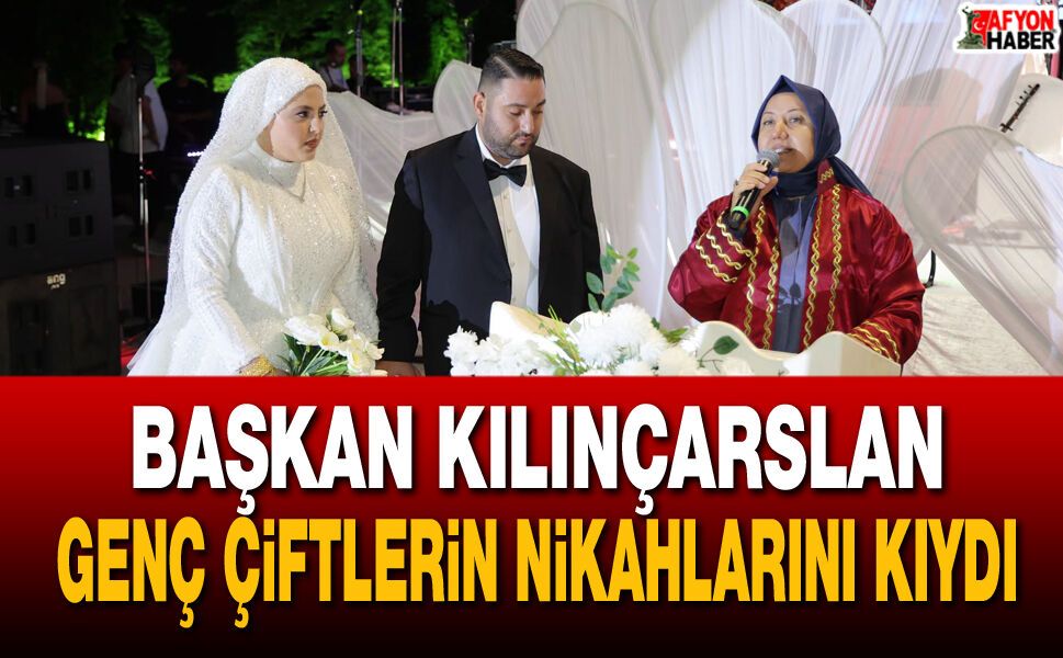 Başkan Kılınçarslan genç çiftlerin mutlu gününe ortak oldu