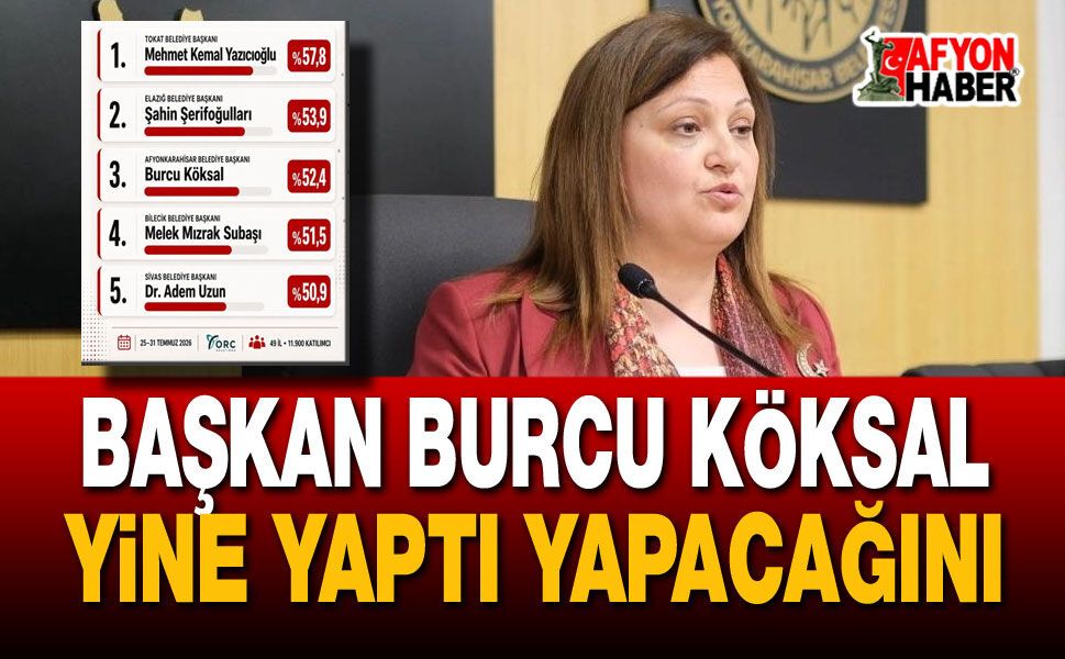 Başkan Burcu Köksal, yine yaptı yapacağını!..