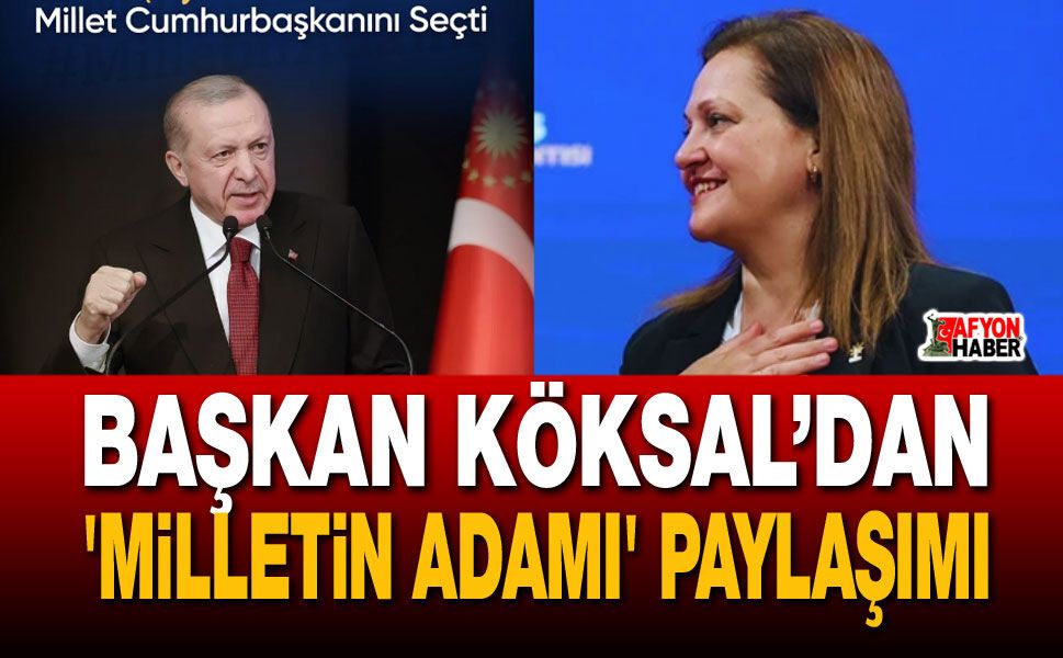 Burcu Köksal’dan 'Milletin Adamı' Paylaşımı