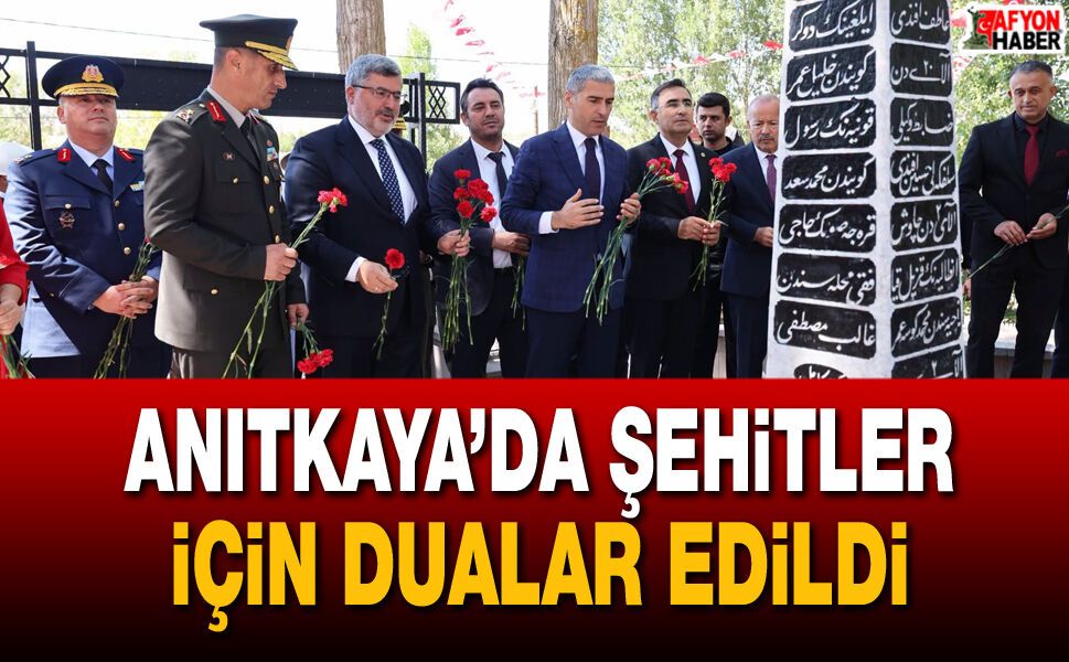 Büyük Zaferin 104. Yılında Anıtkaya’da şehitler için dualar edildi