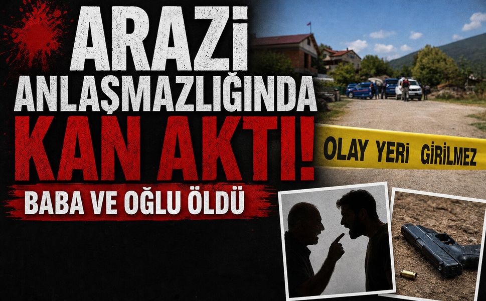 Arazi anlaşmazlığında kan aktı! Baba ve oğlu öldü
