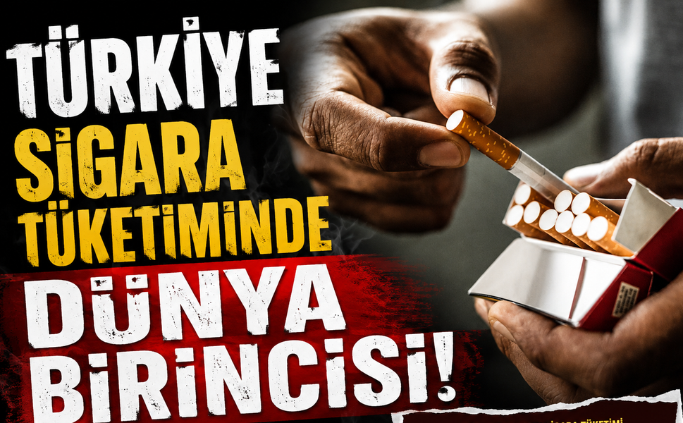 Türkiye sigara tüketiminde dünya birincisi