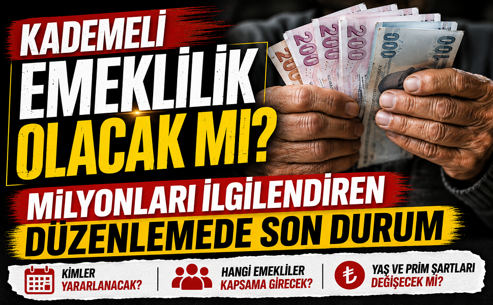Kademeli emeklilik olacak mı?