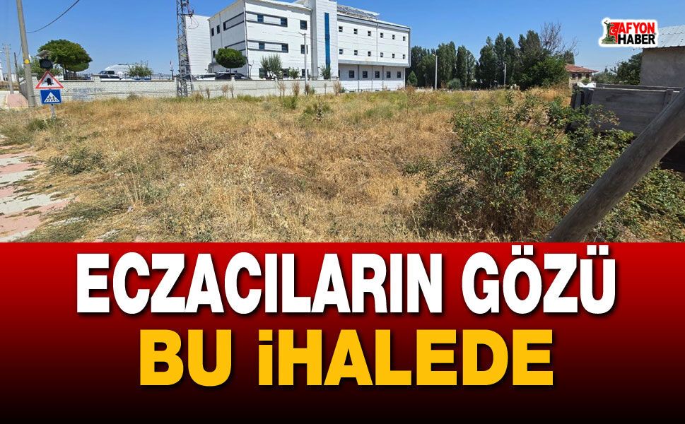 Eczacıların gözü bu ihalede