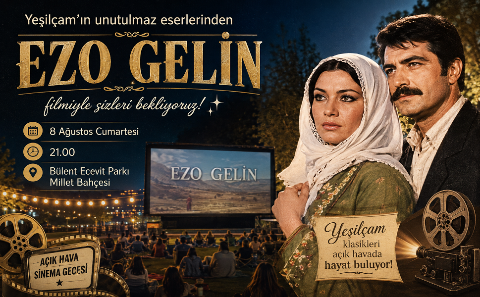 Afyon’da Açık Hava Sineması: 'Ezo Gelin'