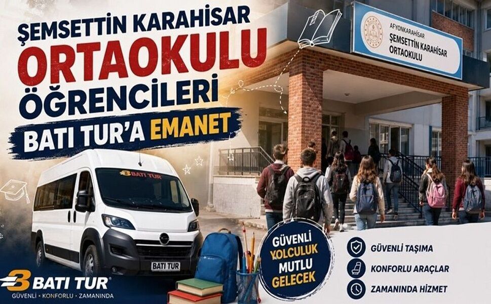 Şemsettin Karahisar Ortaokulu Öğrencileri Batı Tur’a Emanet