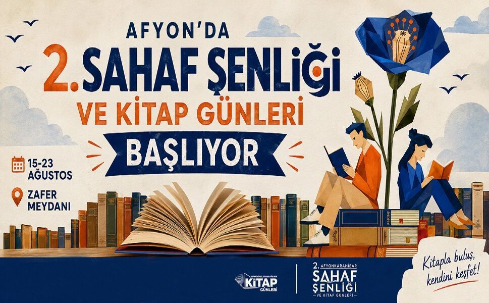 Afyon’da 2. sahaf şenliği ve kitap günleri başlıyor
