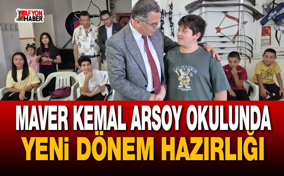 Maver Kemal Arsoy okulunda yeni dönem hazırlığı